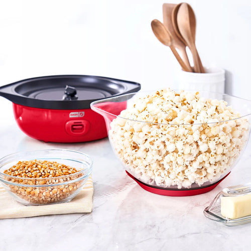Electric Popcorn Maker with Stirring System